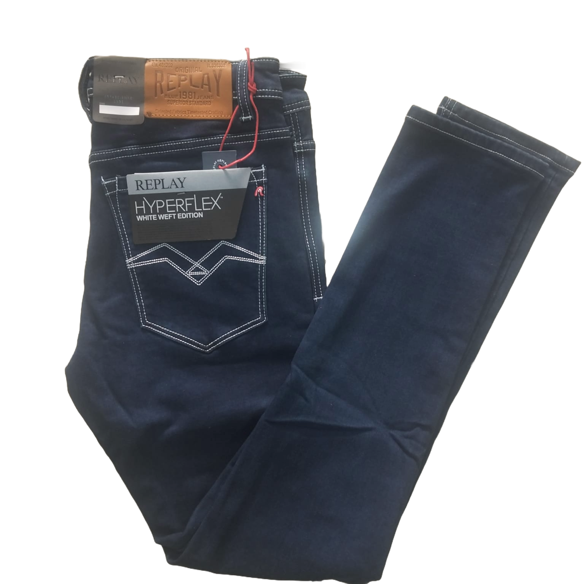 Replay- Blue Resinplus skinny jeans