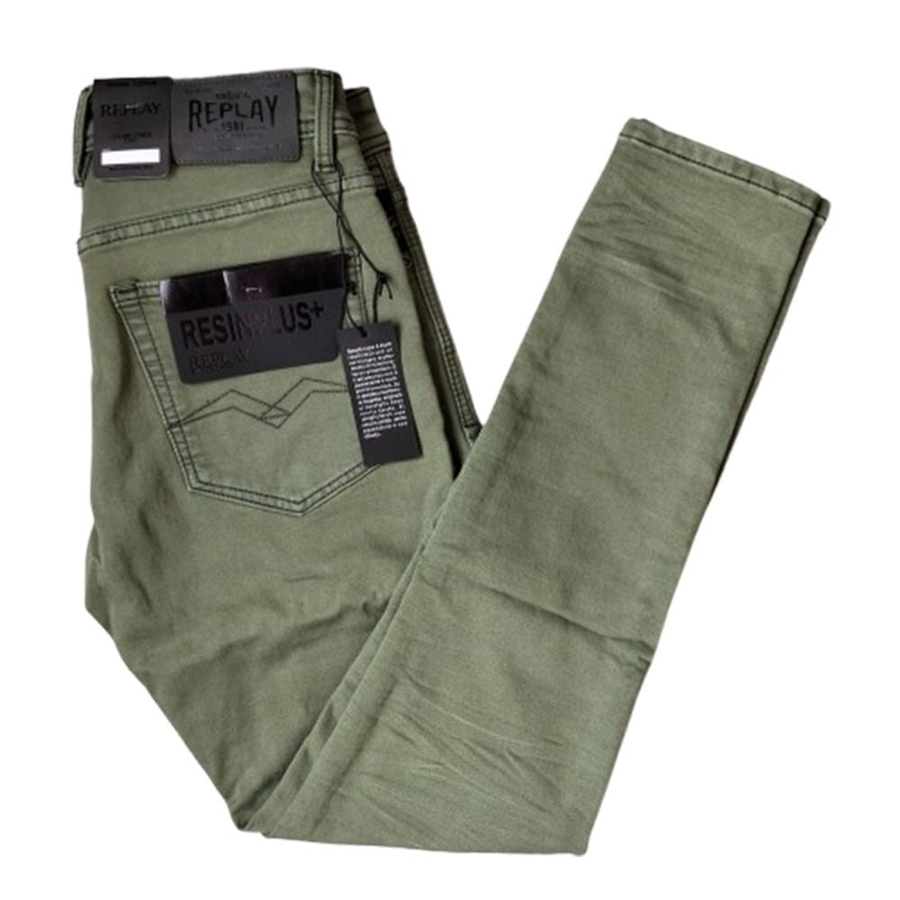 Replay Resinplus skinny jean- Olive Green