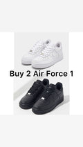 White + Black Nike Air Force 1