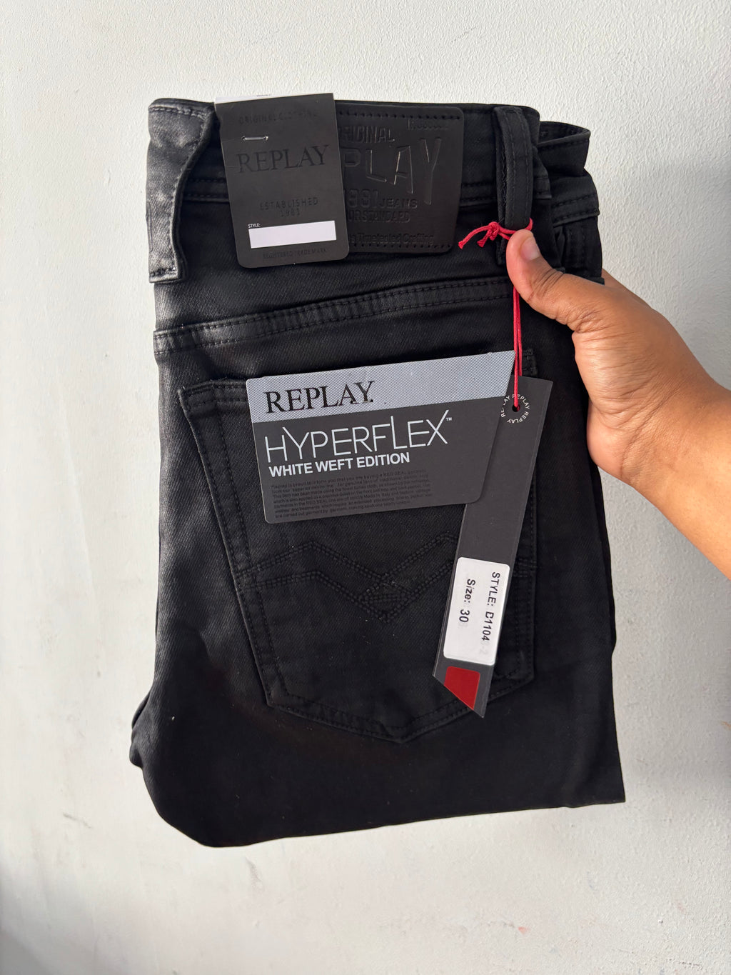 Replay wax Jean